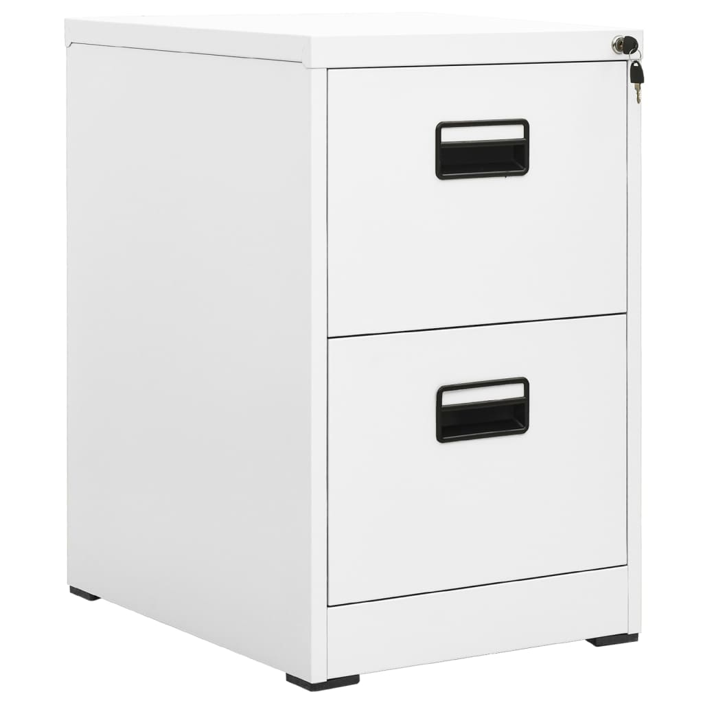 Classeur Blanc 46x62x72,5 cm Acier