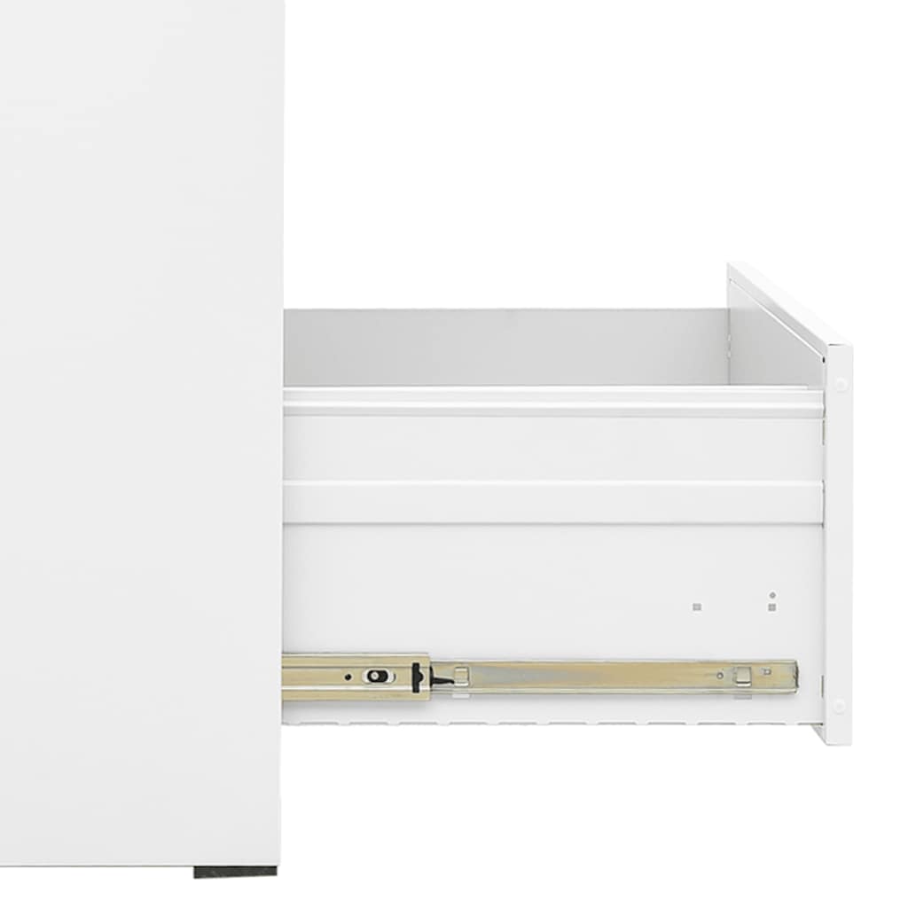 Classeur Blanc 46x62x133 cm Acier - XIOS