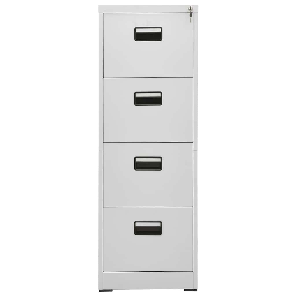 Classeur Gris clair 46x62x133 cm Acier