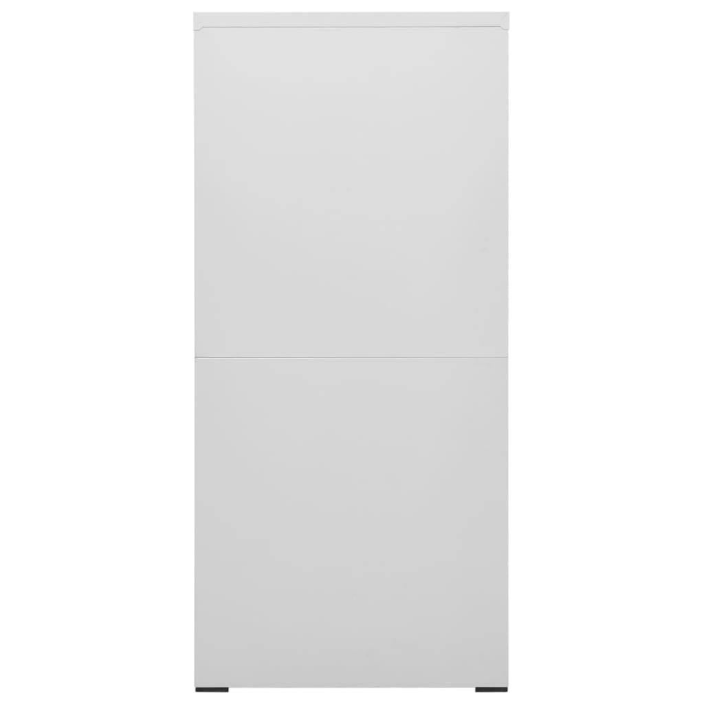 Classeur Gris clair 46x62x133 cm Acier