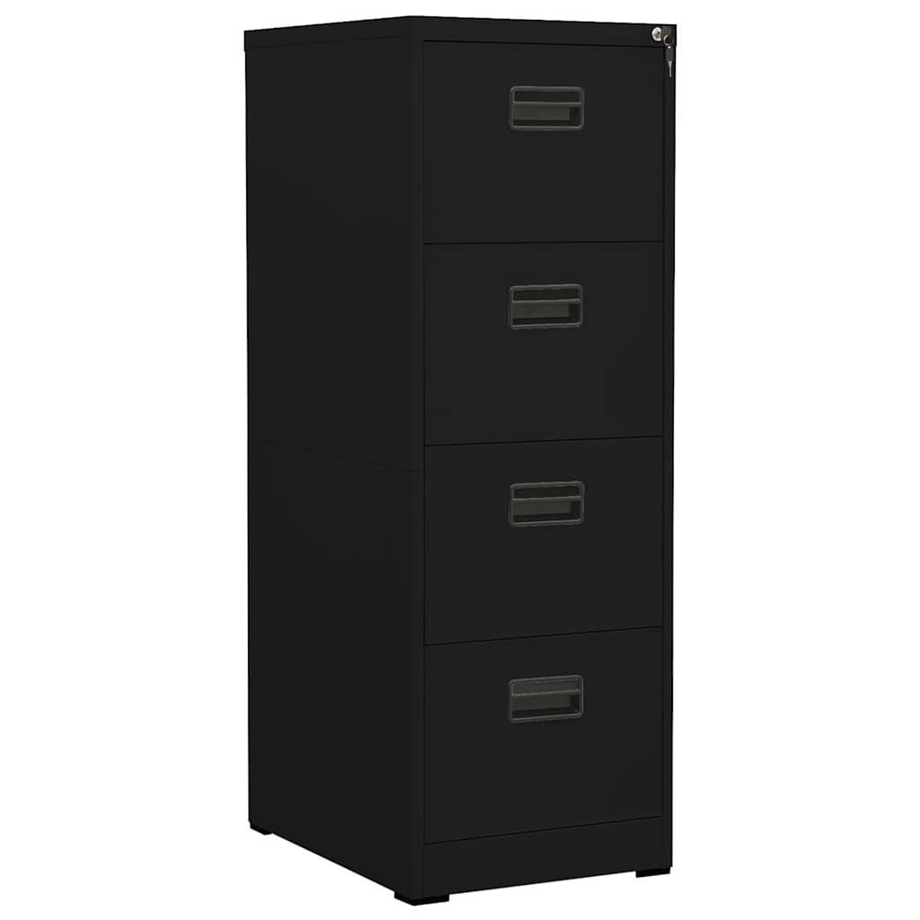 Classeur Noir 46x62x133 cm Acier - XIOS