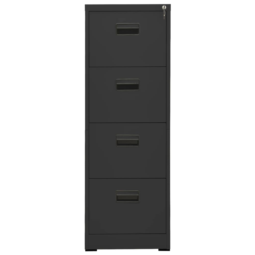 Classeur Anthracite 46x62x133 cm Acier