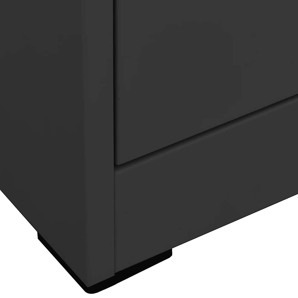 Classeur Anthracite 46x62x133 cm Acier - XIOS
