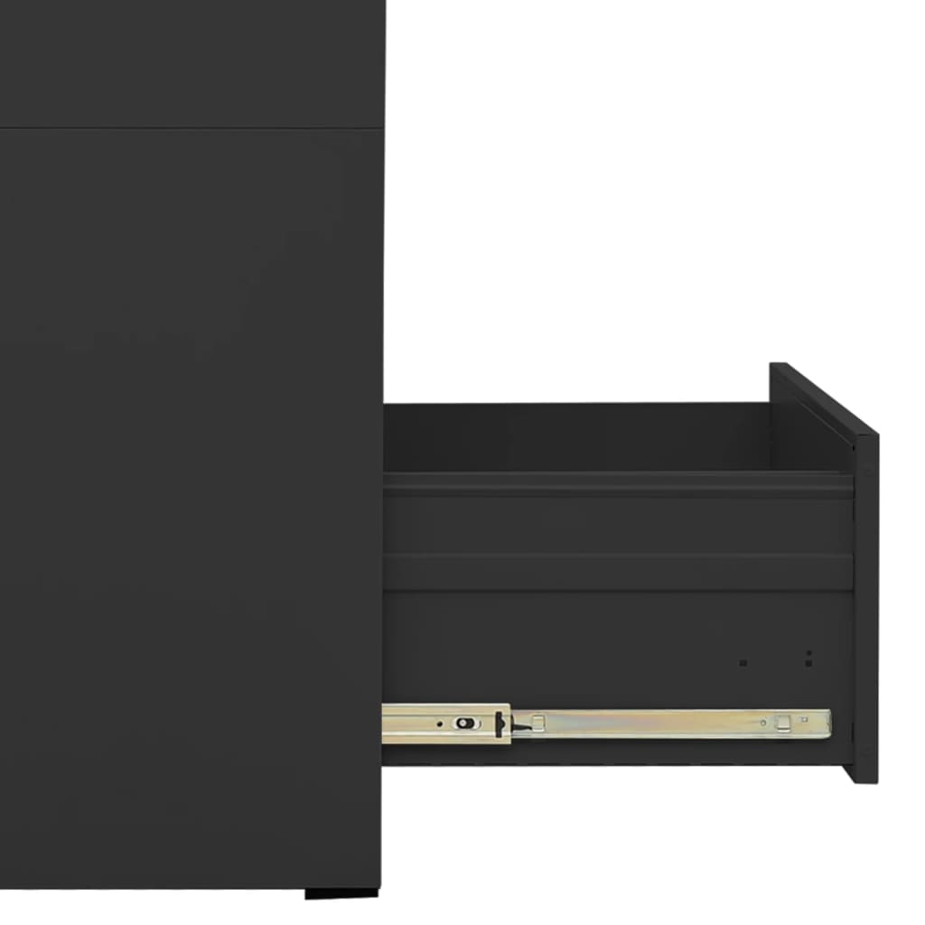 Classeur Anthracite 46x62x133 cm Acier - XIOS
