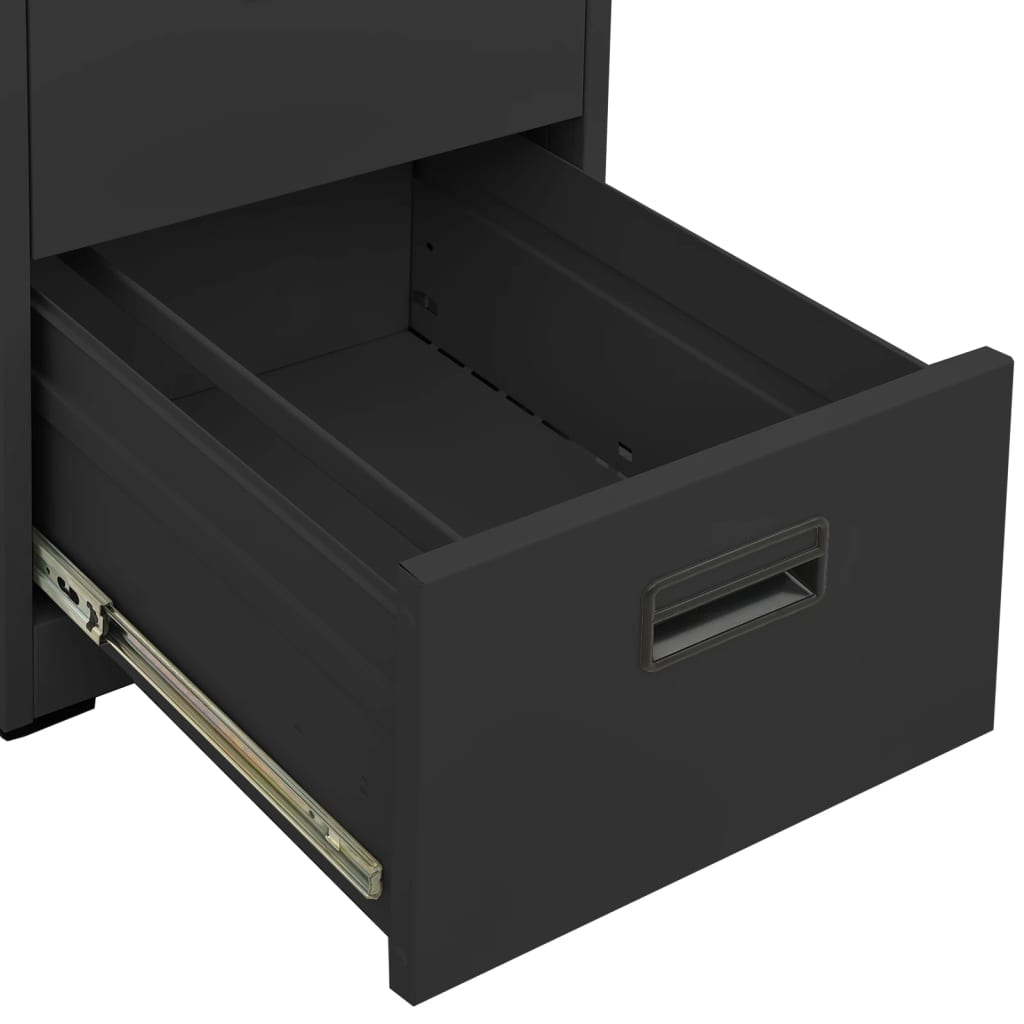 Classeur Anthracite 46x62x133 cm Acier - XIOS