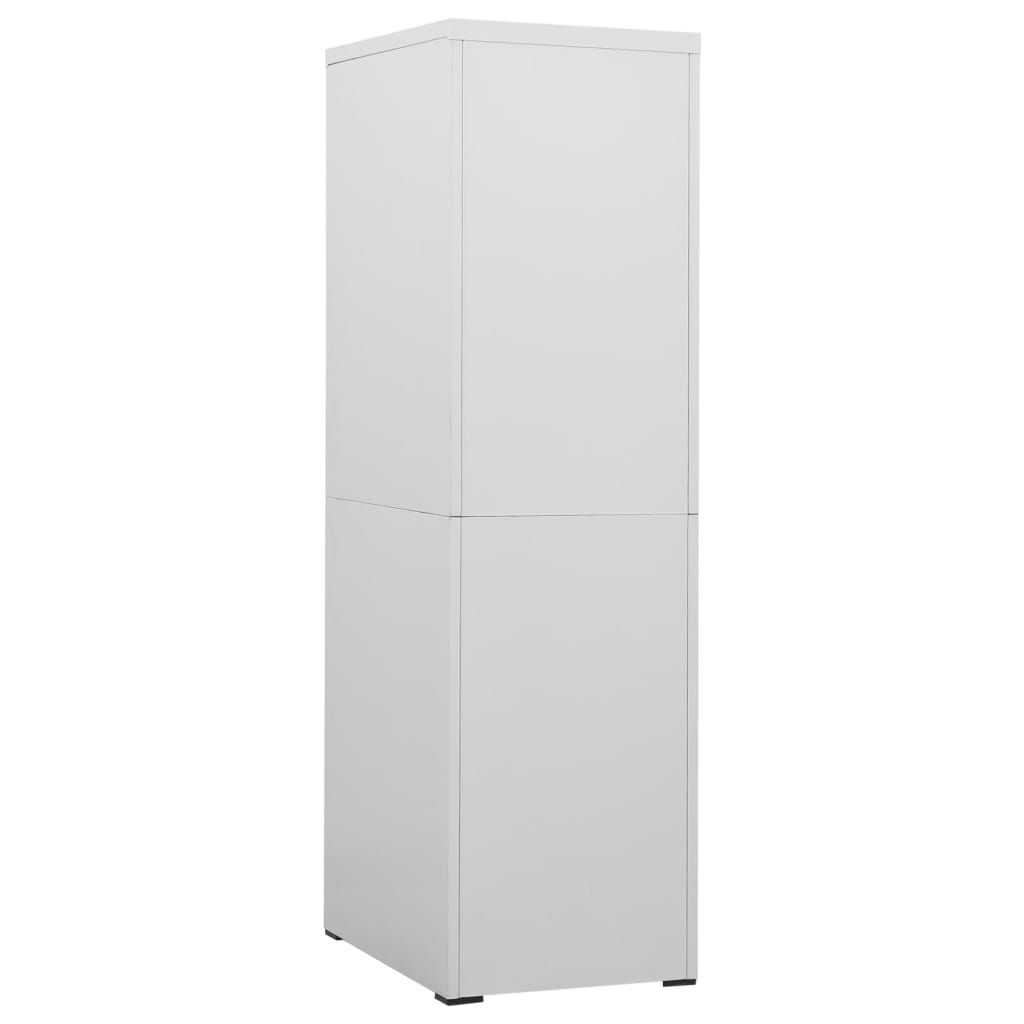 Classeur Gris clair 46x62x164 cm Acier - XIOS