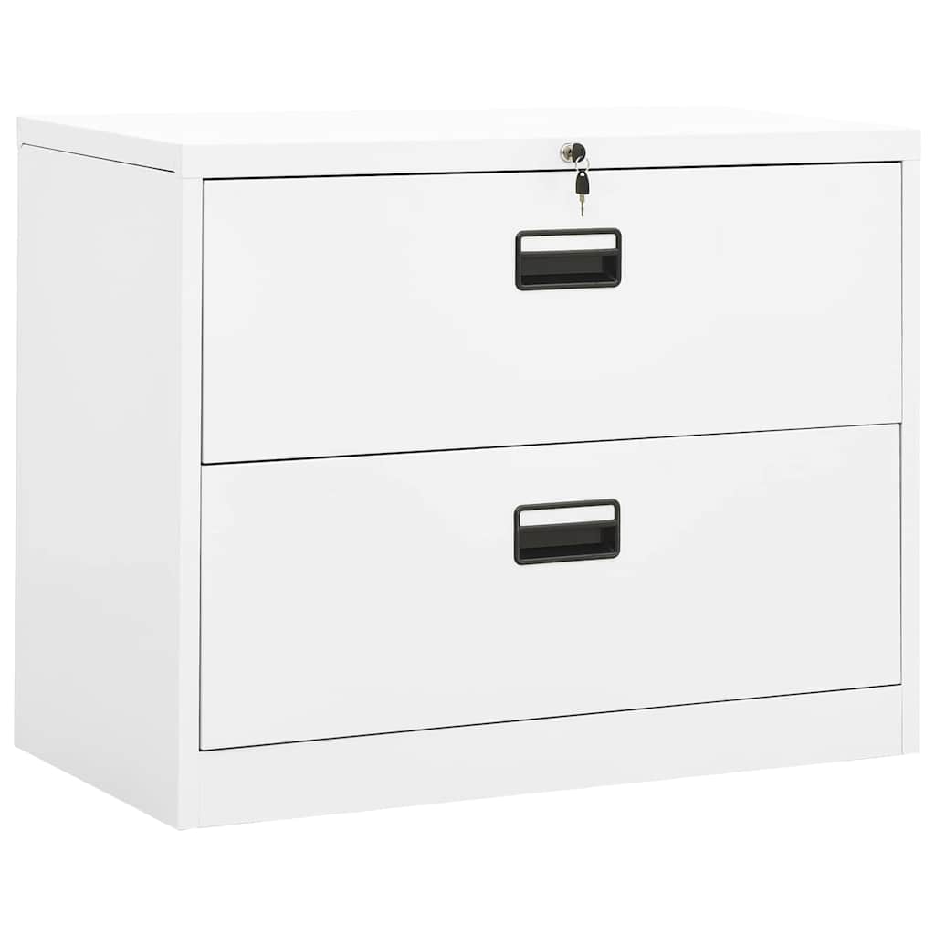Classeur Blanc 90x46x72,5 cm Acier