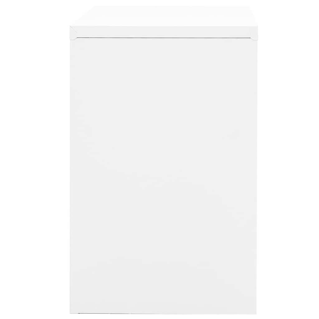 Classeur Blanc 90x46x72,5 cm Acier