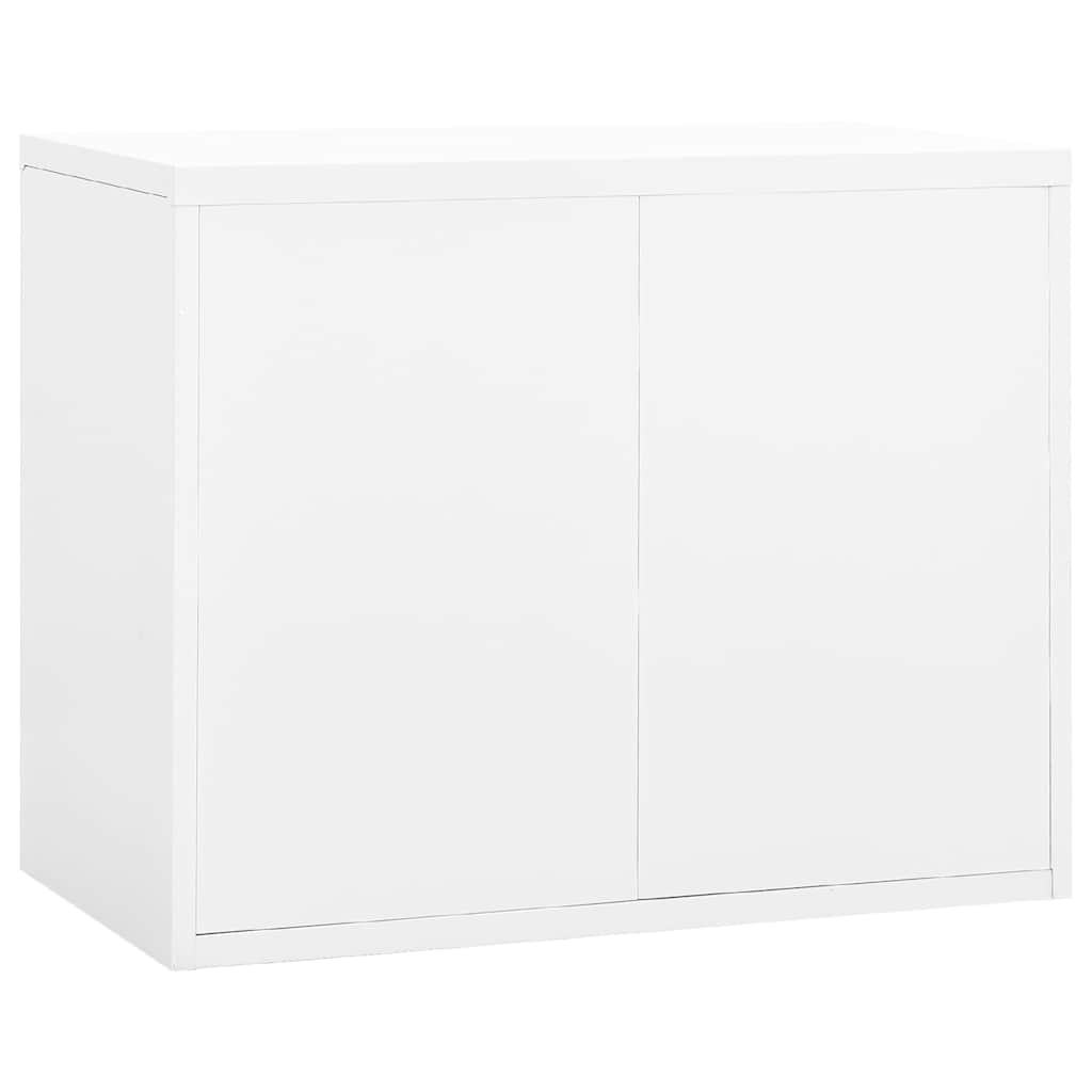 Classeur Blanc 90x46x72,5 cm Acier