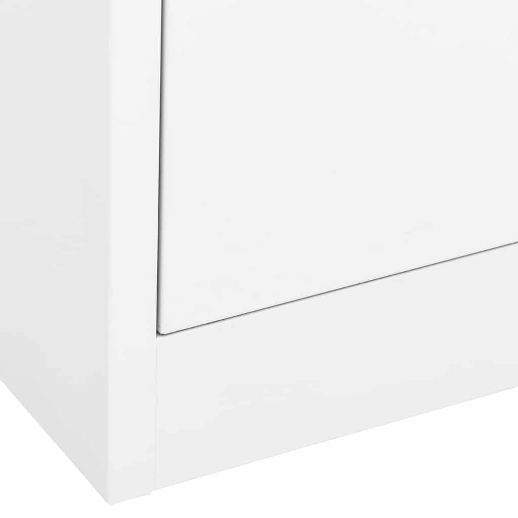 Classeur Blanc 90x46x72,5 cm Acier