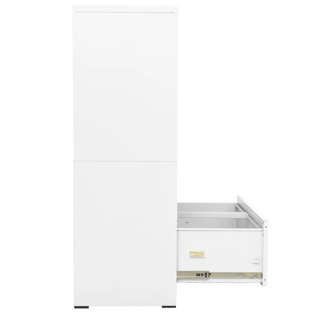 Classeur Blanc 90x46x134 cm Acier - XIOS