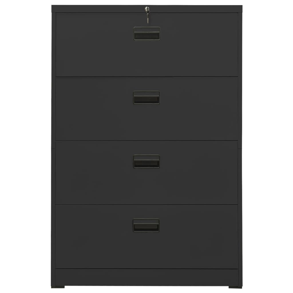 Classeur Anthracite 90x46x134 cm Acier - XIOS