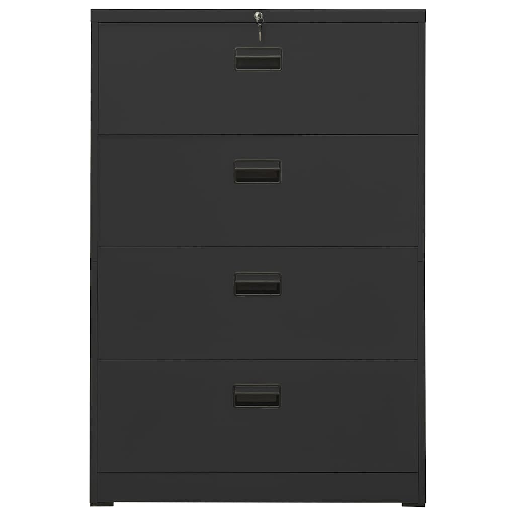 Classeur Anthracite 90x46x134 cm Acier