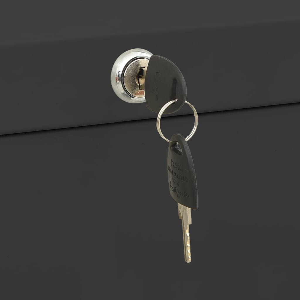 Classeur Anthracite 90x46x134 cm Acier - XIOS