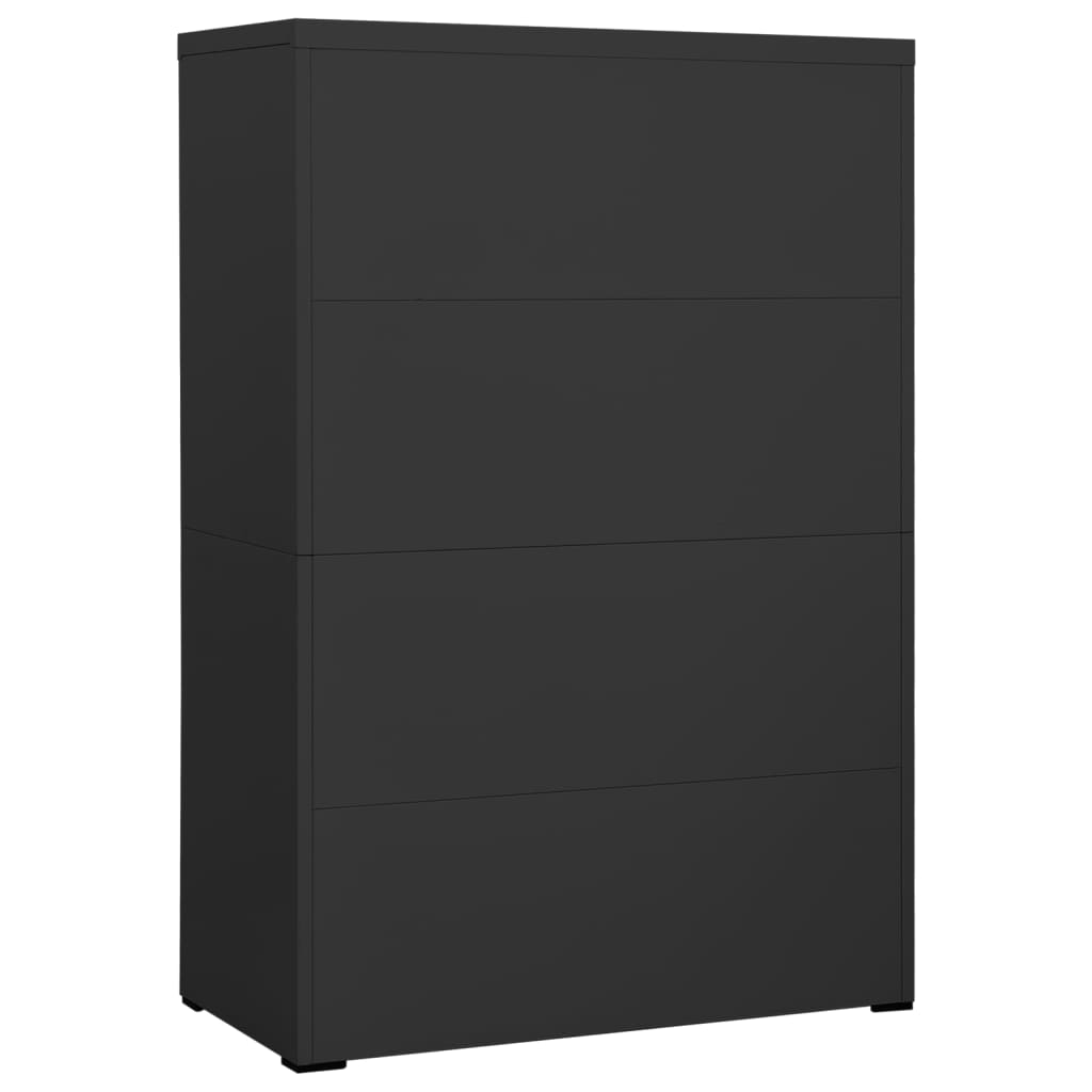 Classeur Anthracite 90x46x134 cm Acier - XIOS