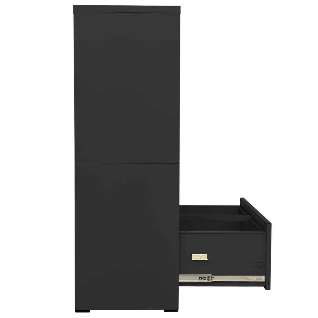 Classeur Anthracite 90x46x134 cm Acier - XIOS