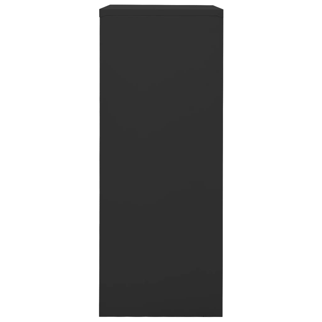 Armoire de bureau Anthracite 90x40x102 cm Acier - XIOS