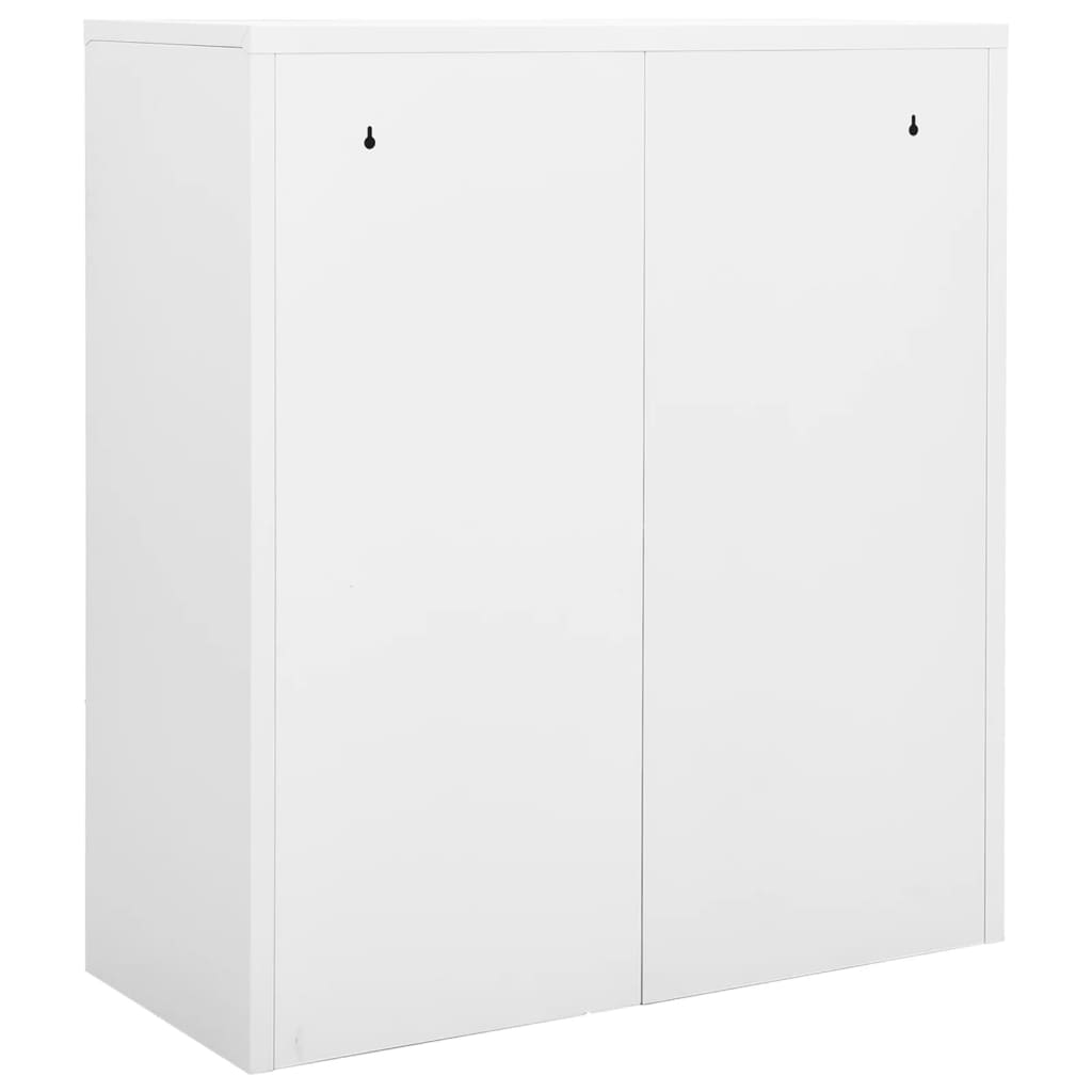 Armoire de bureau Blanc 90x40x102 cm Acier - XIOS