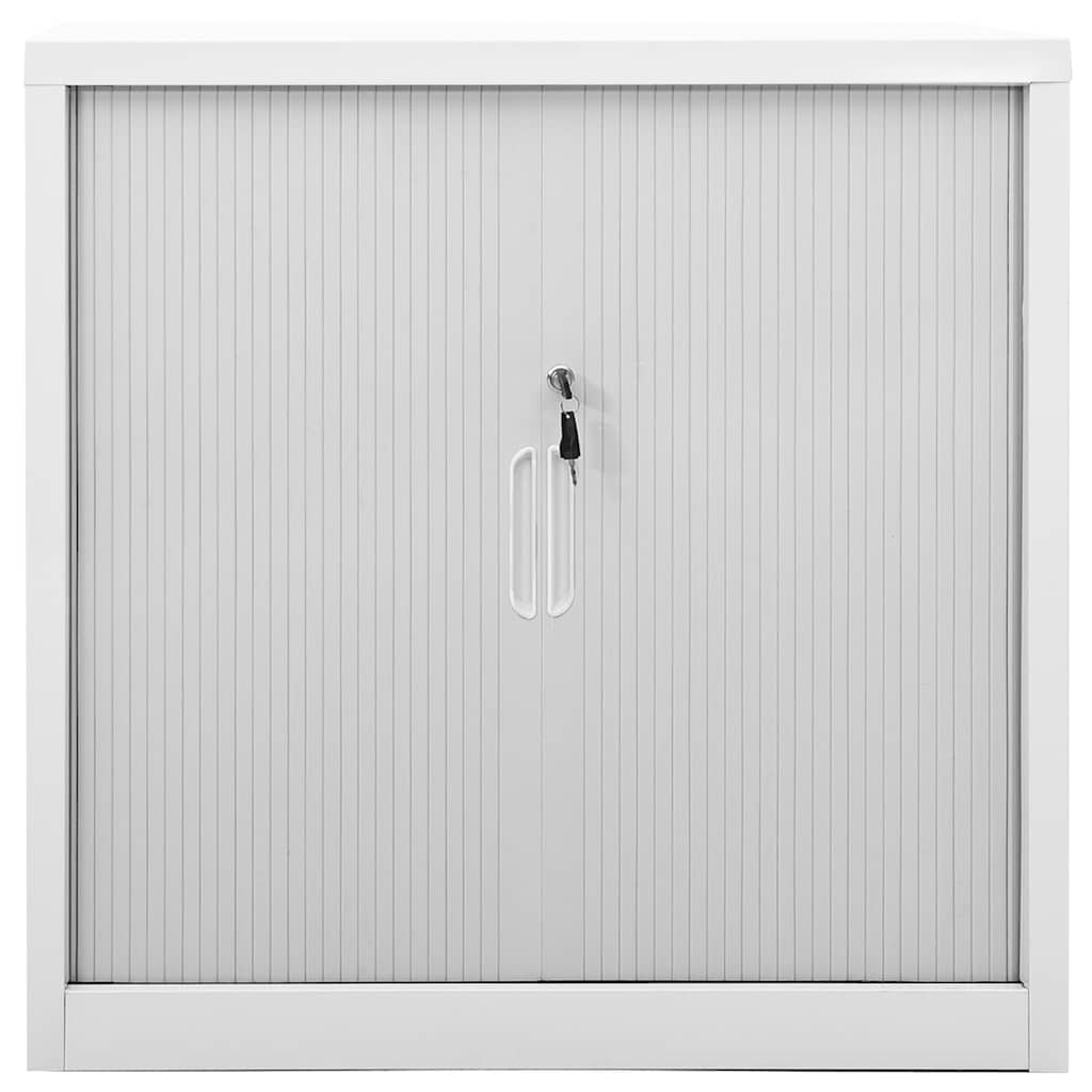 Armoire à portes coulissantes Gris 90x40x90 cm Acier