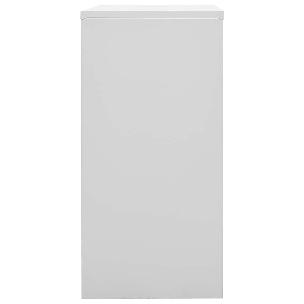 Armoire à casiers Gris clair et bleu 90x45x92,5 cm Acier - XIOS