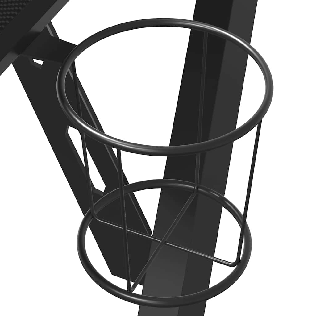 Bureau de jeu avec pieds en forme de Y Noir 90x60x75 cm - XIOS