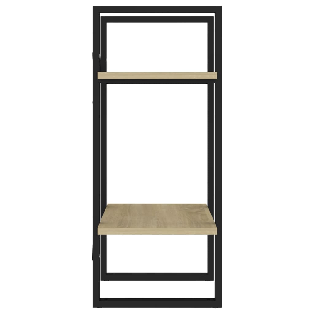 Bibliothèque à 2 niveaux chêne sonoma bois d'ingénierie - XIOS