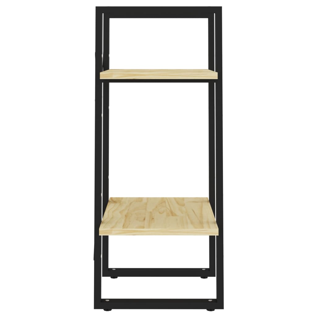 Bibliothèque à 2 niveaux 40x30x70 cm Bois de pin massif - XIOS