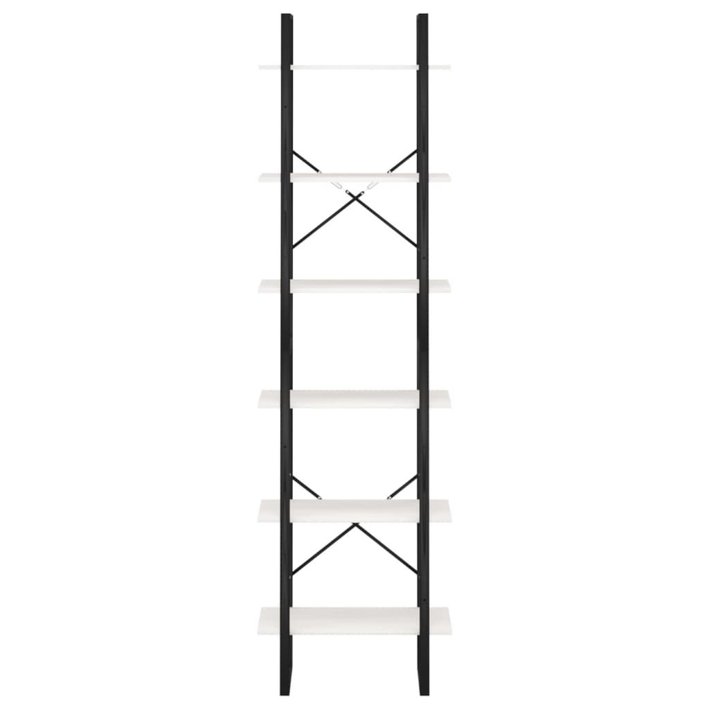 Étagère de rangement Blanc 60x30x210 cm Bois de pin massif - XIOS