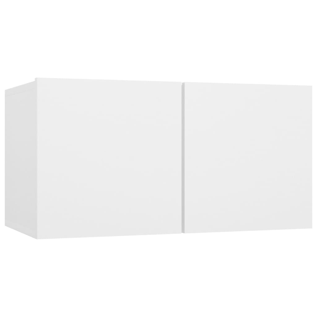 Meubles TV 4 pcs Blanc 60x30x30 cm Bois d'ingénierie - XIOS