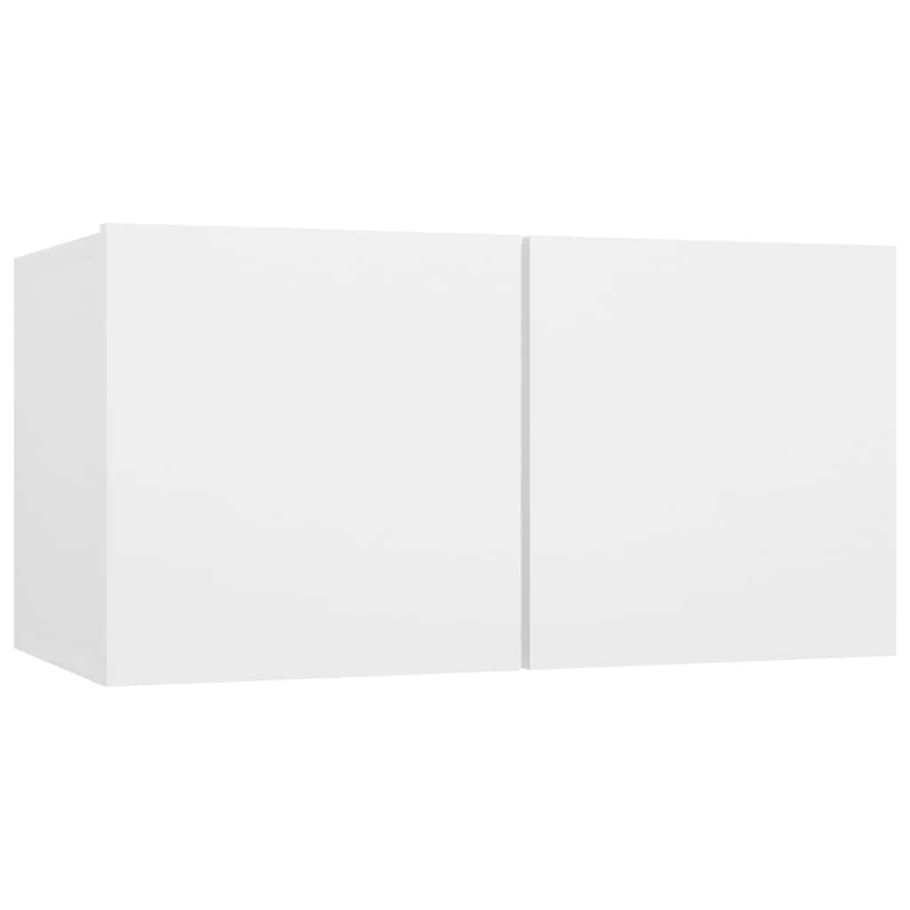 Ensemble de meubles TV 4 pcs Blanc Bois d'ingénierie - XIOS