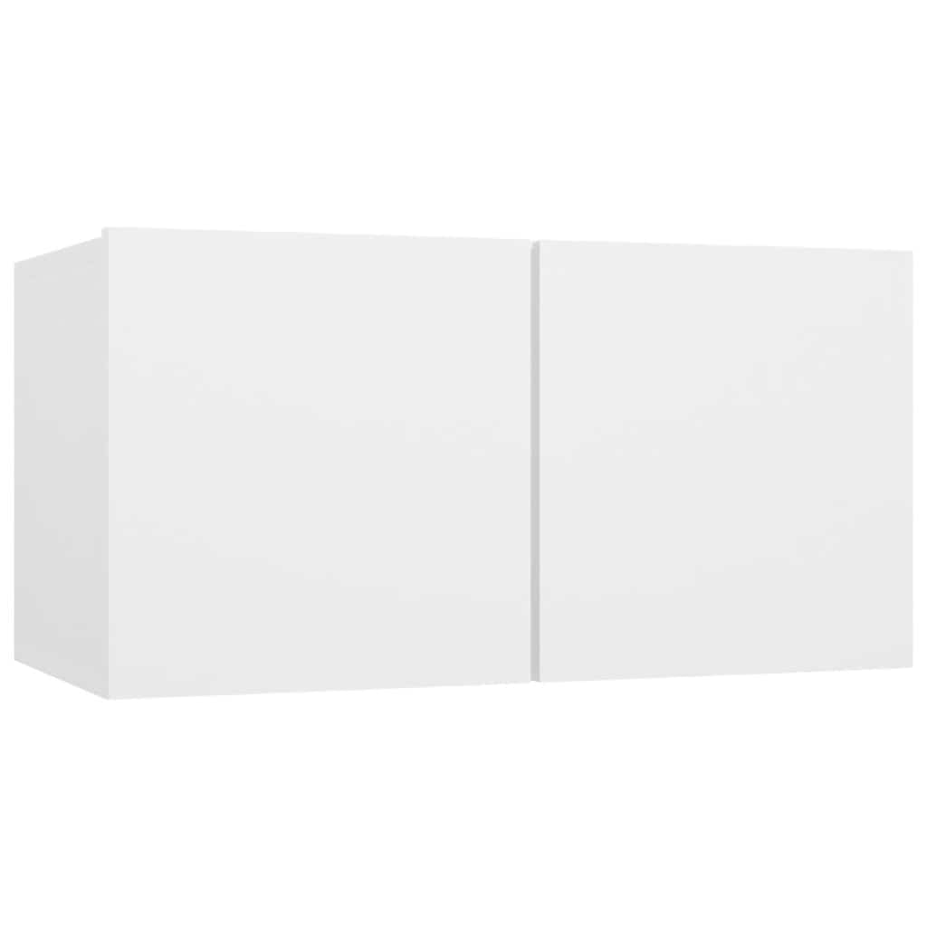 Ensemble de meubles TV 4 pcs Blanc Bois d'ingénierie - XIOS