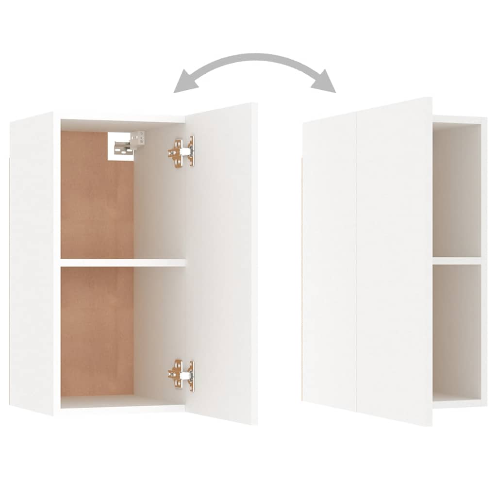 Ensemble de meubles TV 4 pcs Blanc Bois d'ingénierie - XIOS