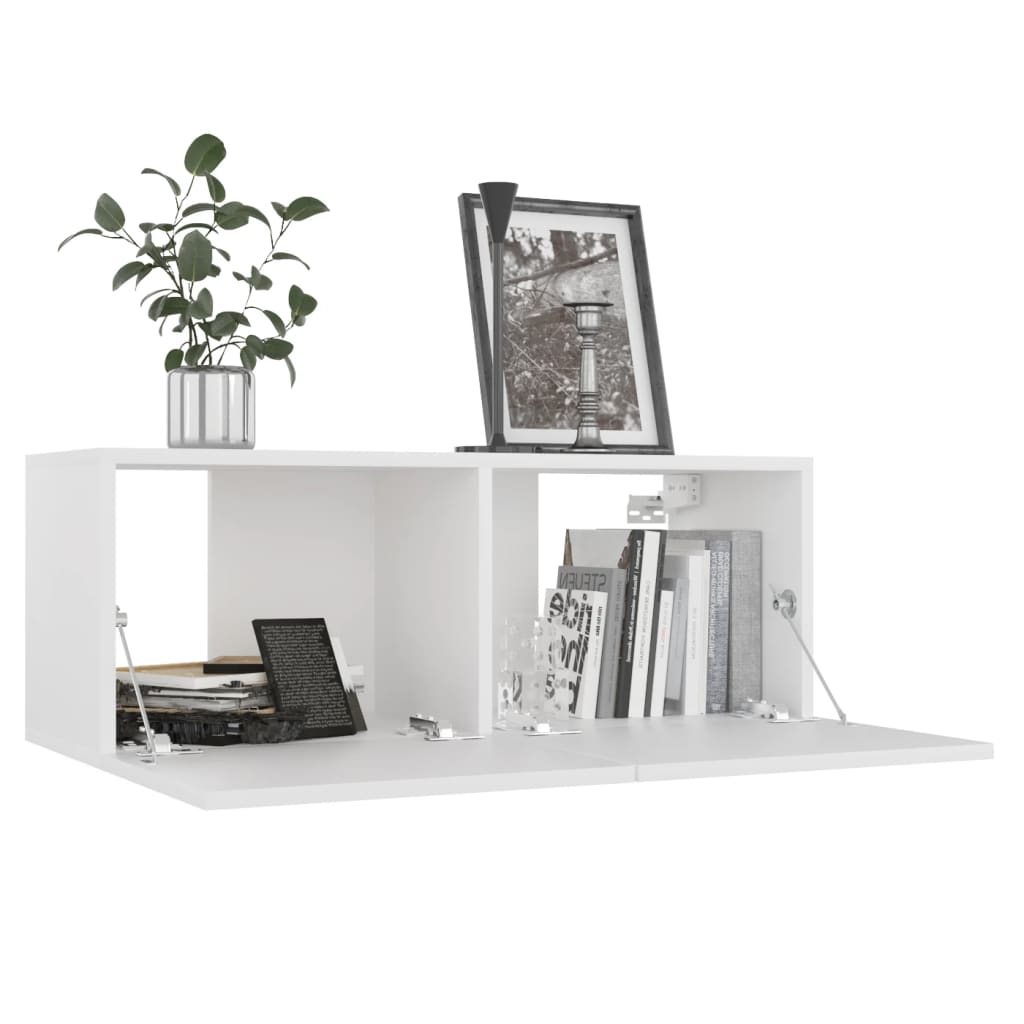 Ensemble de meubles TV 8 pcs Blanc Bois d'ingénierie - XIOS