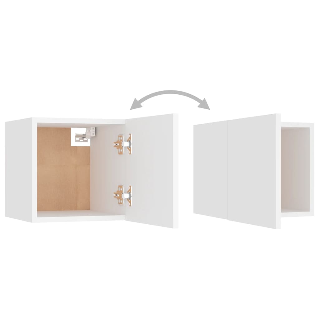Ensemble de meubles TV 8 pcs Blanc Bois d'ingénierie - XIOS