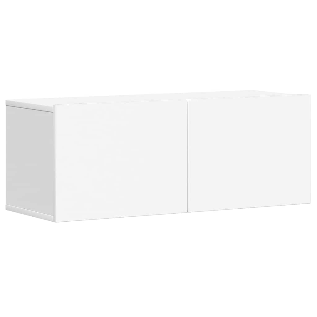 Ensemble de meubles TV 3 pcs Blanc Bois d'ingénierie - XIOS