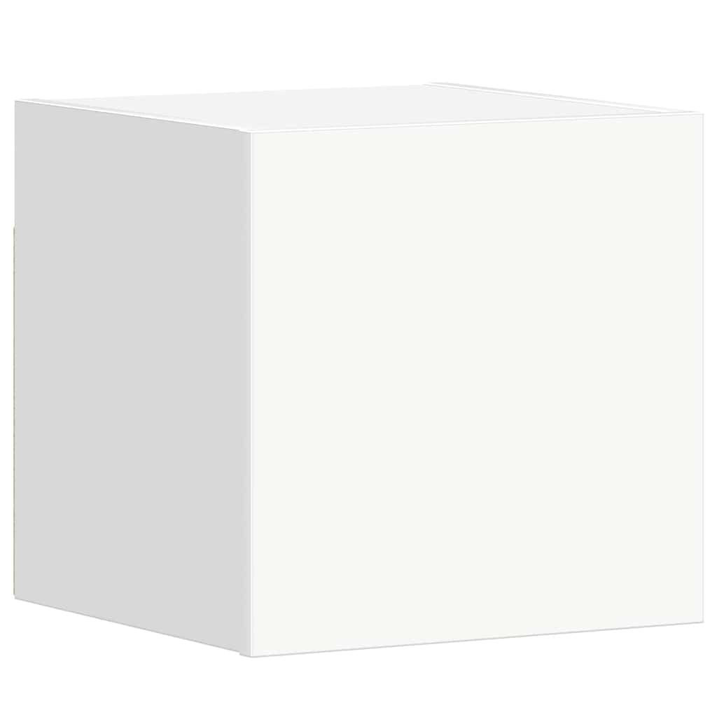 Ensemble de meubles TV 5 pcs Blanc Bois d'ingénierie