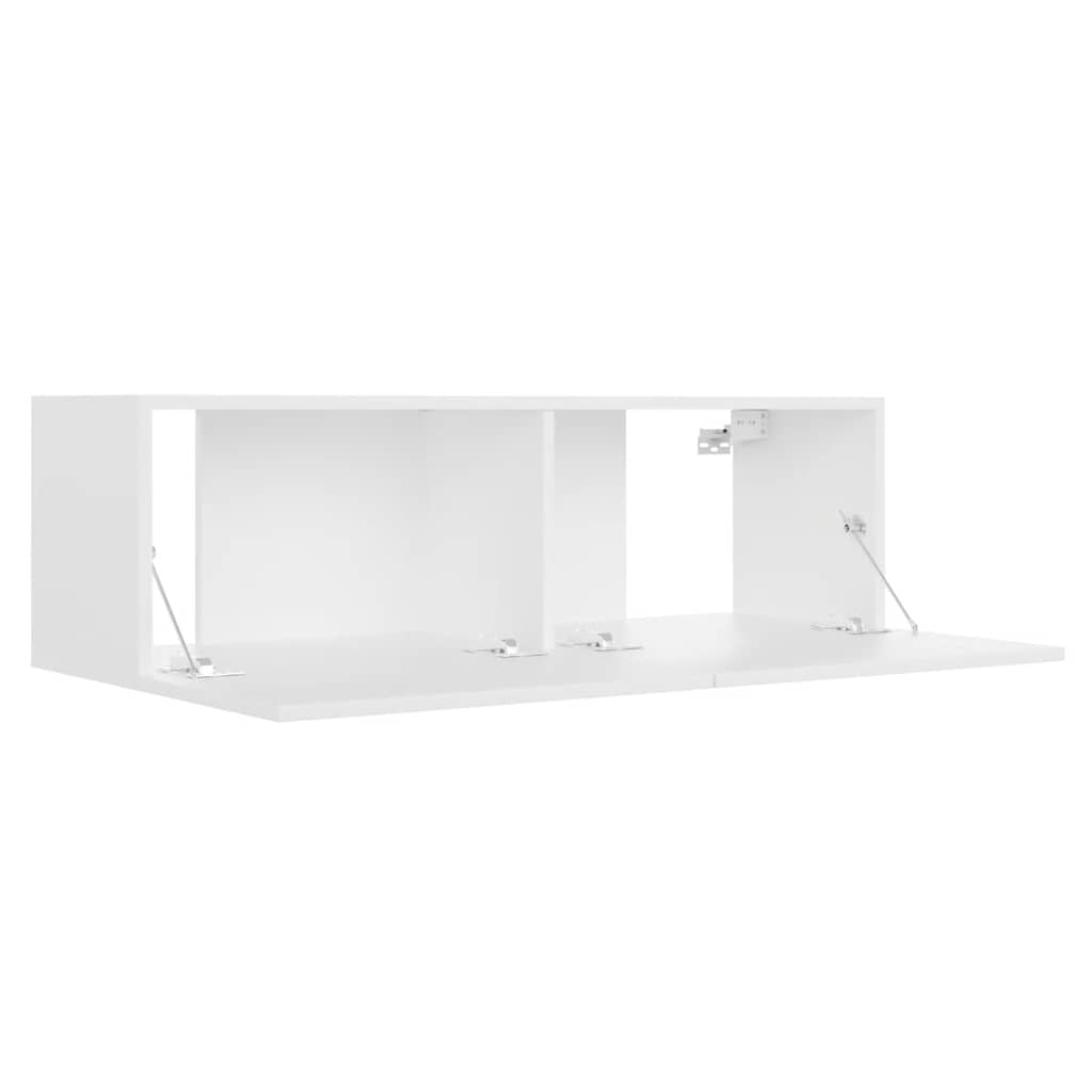 Ensemble de meubles TV 3 pcs Blanc Bois d'ingénierie - XIOS