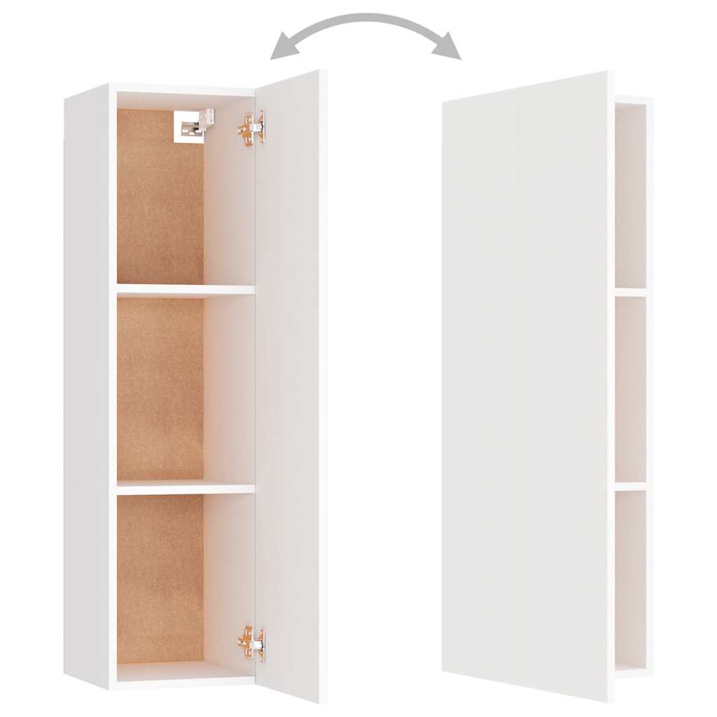 Ensemble de meubles TV 3 pcs Blanc Bois d'ingénierie - XIOS