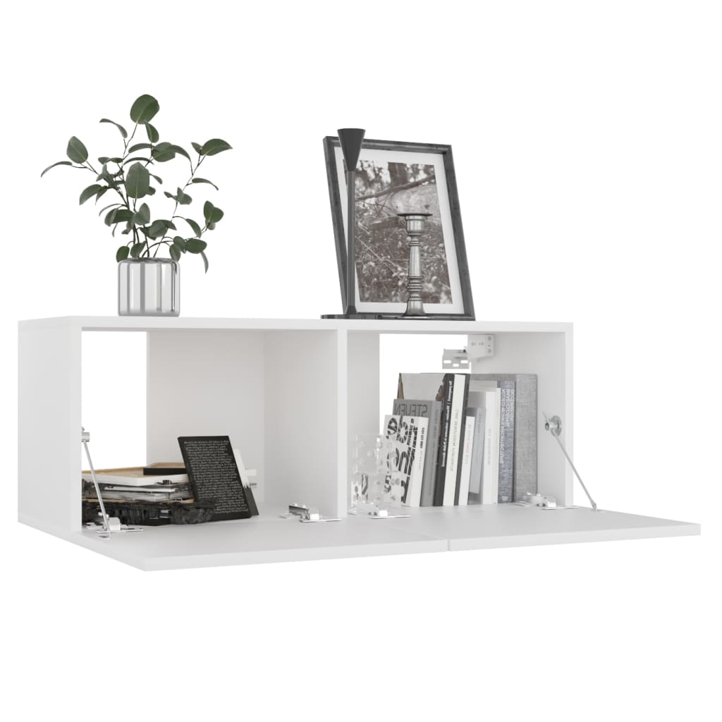 Ensemble de meubles TV 6 pcs Blanc Bois d'ingénierie - XIOS