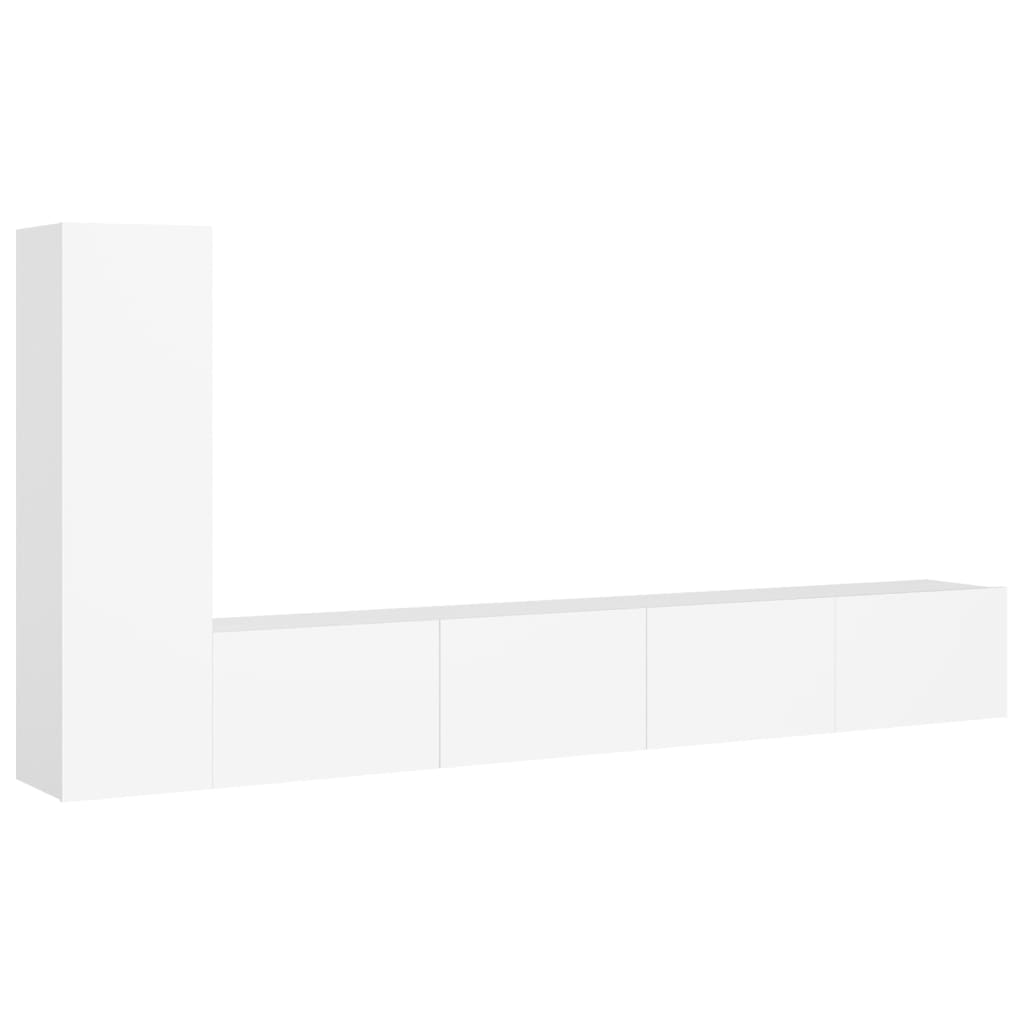 Ensemble de meubles TV 3 pcs Blanc Bois d'ingénierie - XIOS