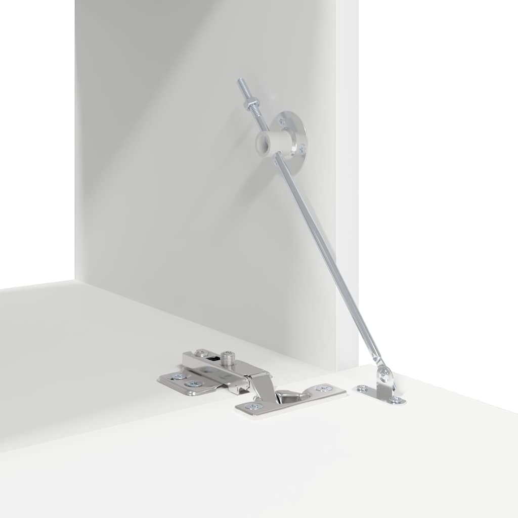 Ensemble de meubles TV 6 pcs Blanc Bois d'ingénierie