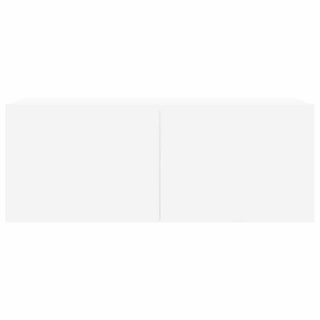 Ensemble de meubles TV 6 pcs Blanc Bois d'ingénierie