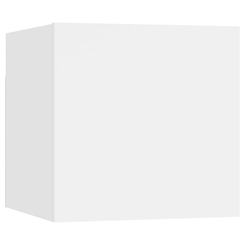 Ensemble de meuble TV 7 pcs Blanc Bois d'ingénierie - XIOS