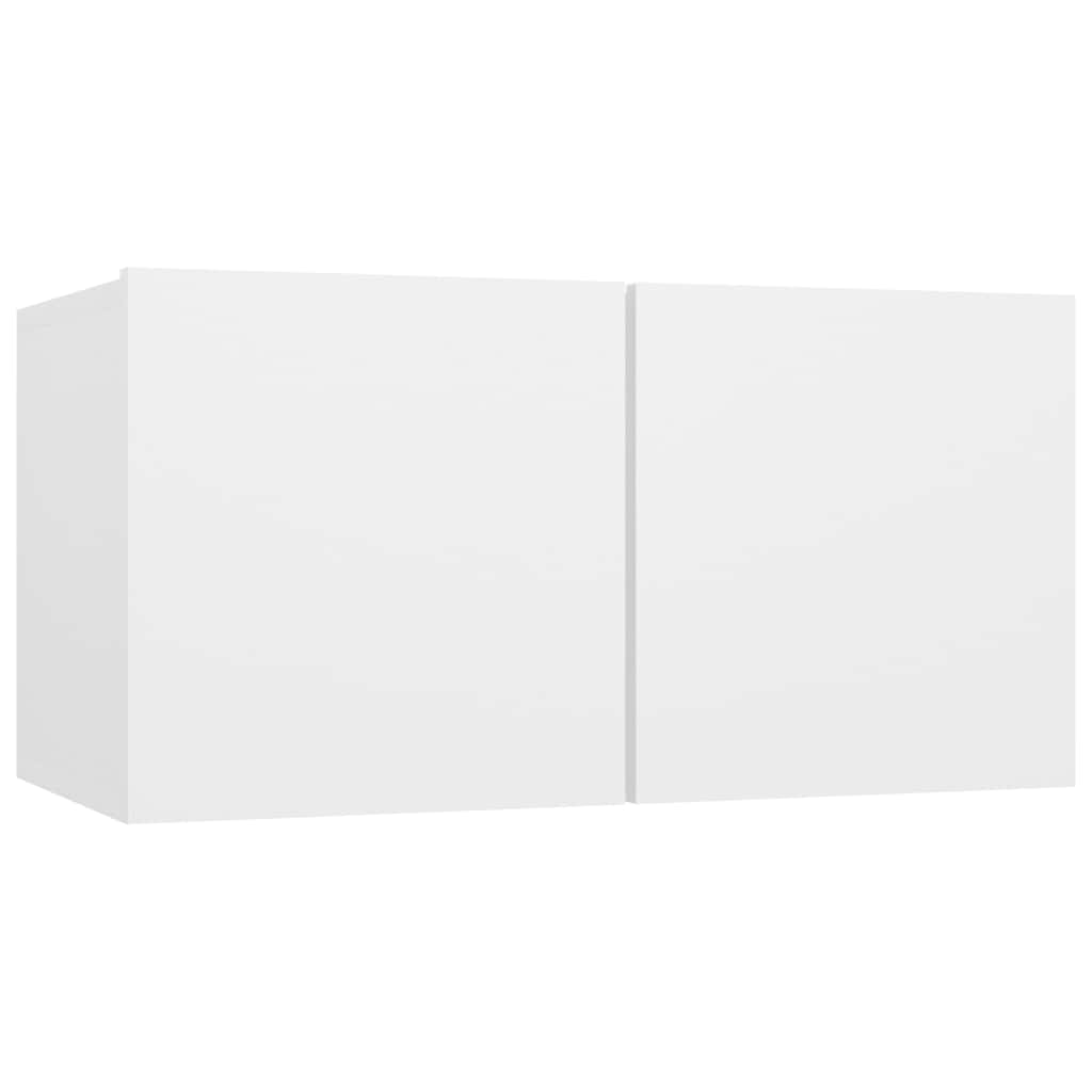 Ensemble de meubles TV 4 pcs Blanc Bois d'ingénierie - XIOS
