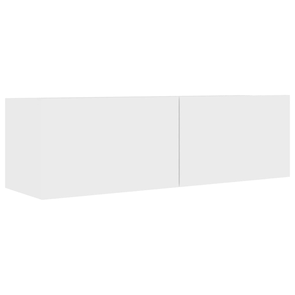 Ensemble de meubles TV 4 pcs Blanc Bois d'ingénierie - XIOS