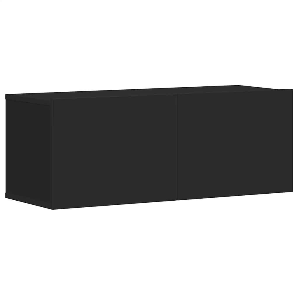 Ensemble de meubles TV 3 pcs Noir Bois d'ingénierie - XIOS
