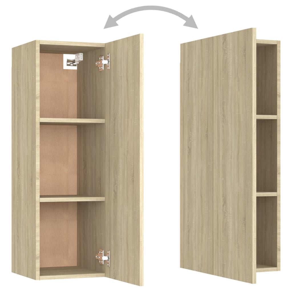 Ensemble de meubles TV 4 pcs Chêne sonoma Bois d'ingénierie - XIOS