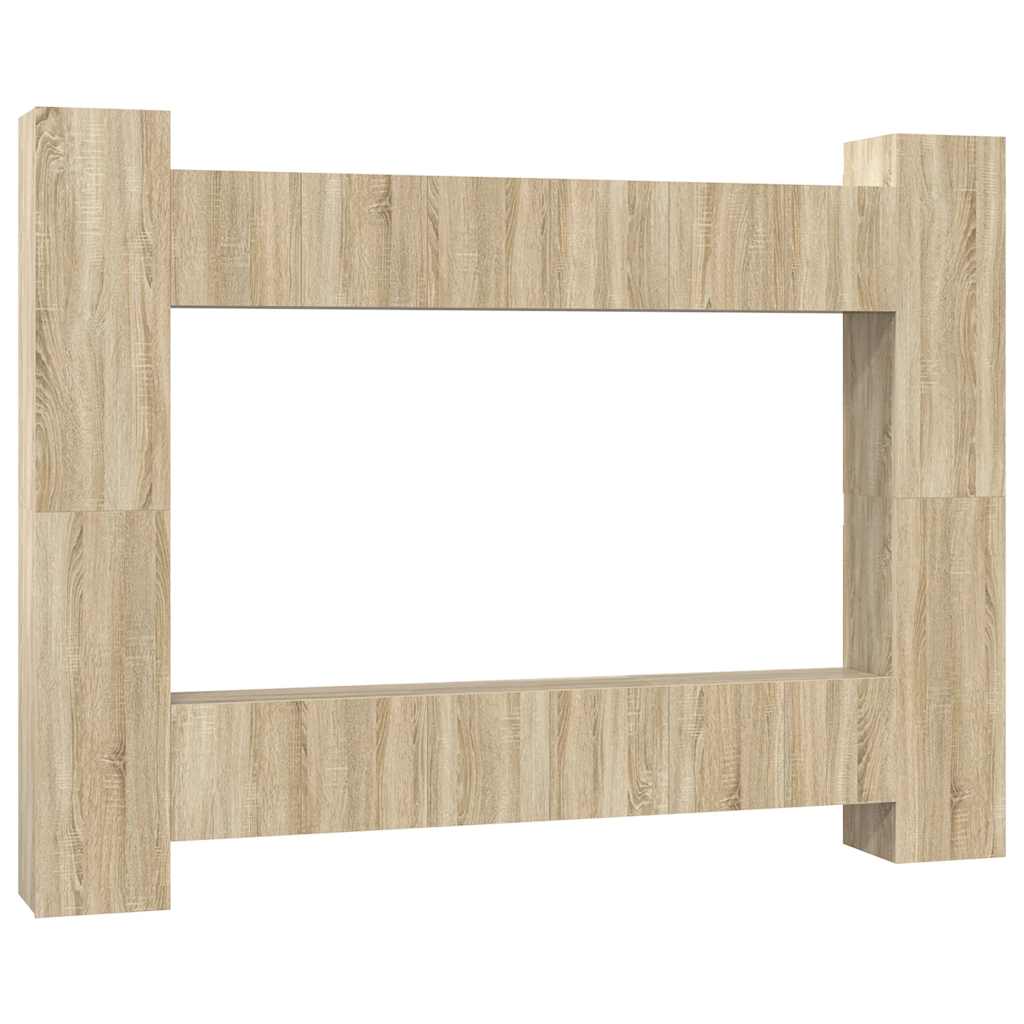 Ensemble de meubles TV 10 pcs Chêne sonoma Bois d'ingénierie - XIOS