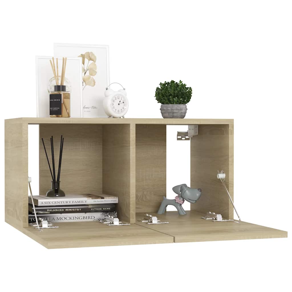 Ensemble de meubles TV 10 pcs Chêne sonoma Bois d'ingénierie - XIOS