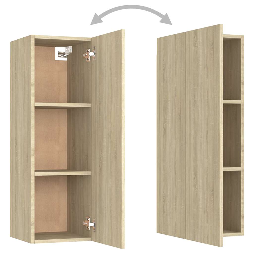 Ensemble de meubles TV 10 pcs Chêne sonoma Bois d'ingénierie - XIOS